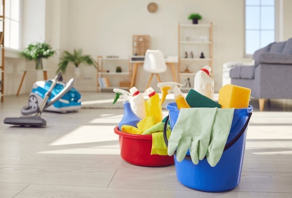 housework-equipment-blue-plastic